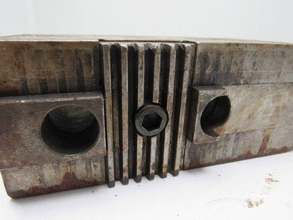 Huron T15A75 Lathe Chuck Soft  Jaws 7-1/8"L x 2-1/2"W X2-7/8"T Lot of 3