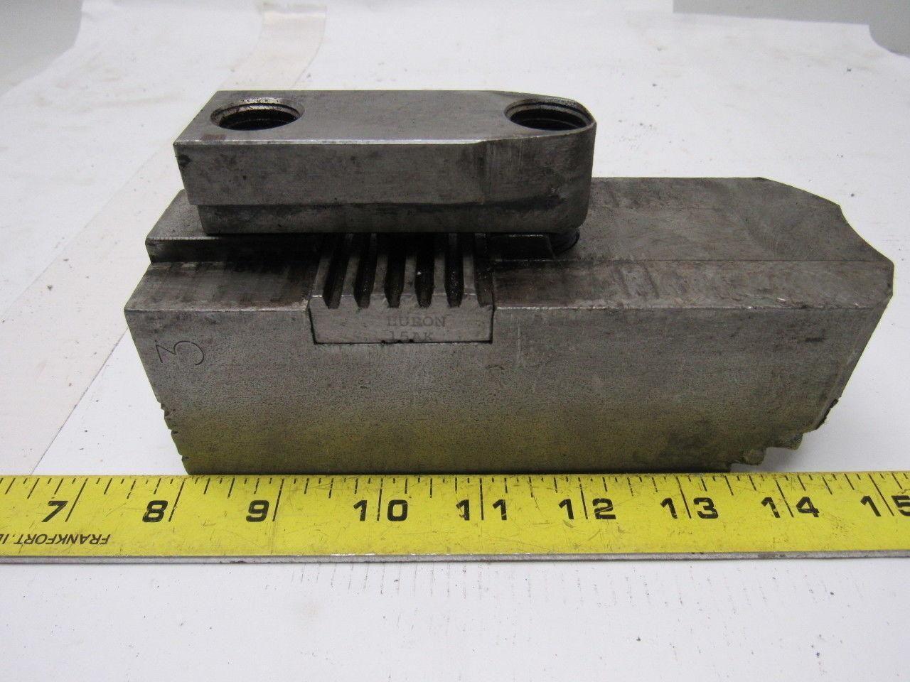 Huron T15A75 Lathe Chuck Soft  Jaws 6-7/8"L x 2-1/2"W X2-1/4"T Lot of 3