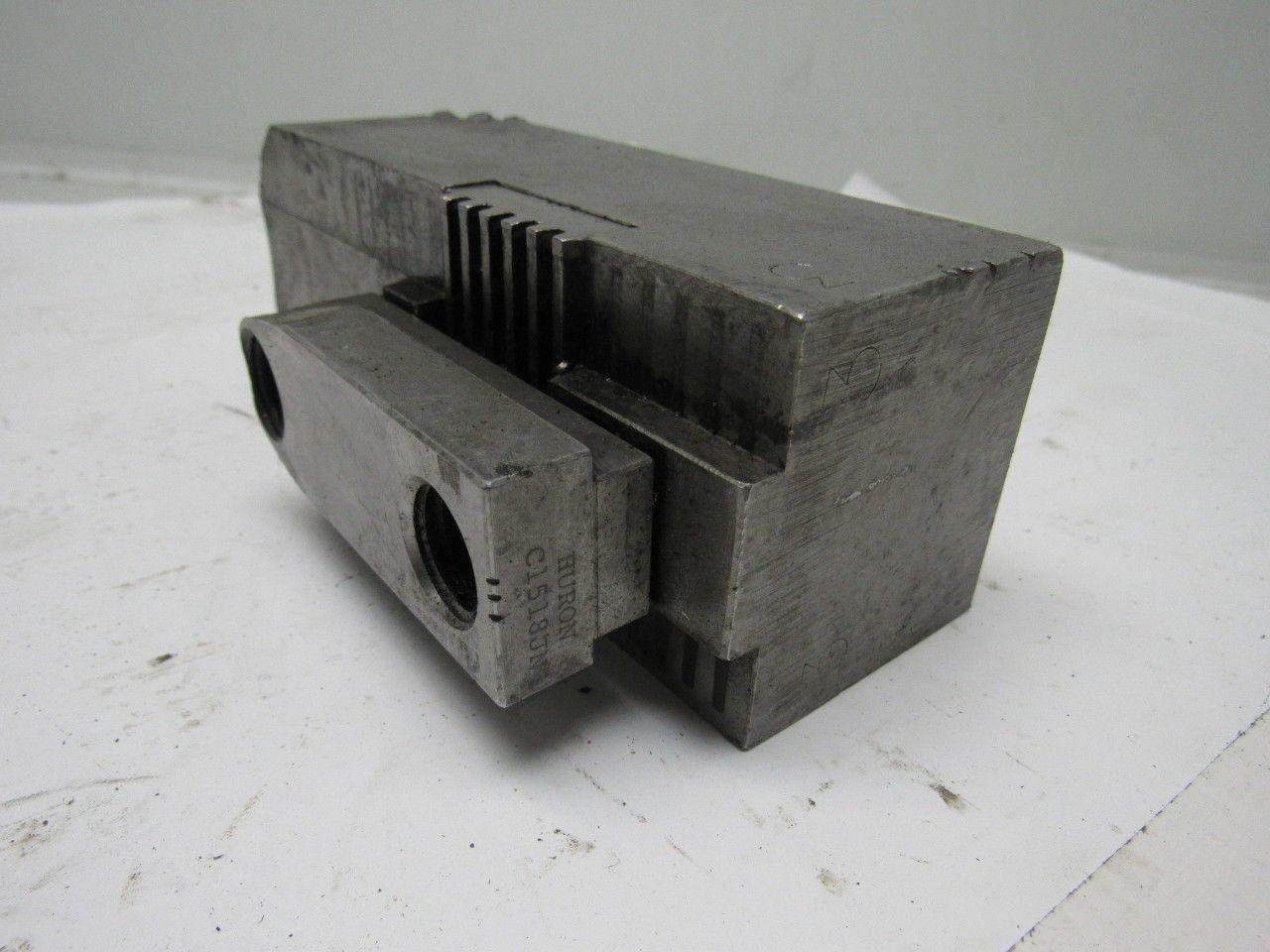 Huron T15A75 Lathe Chuck Soft  Jaws 6-7/8"L x 2-1/2"W X2-1/4"T Lot of 3