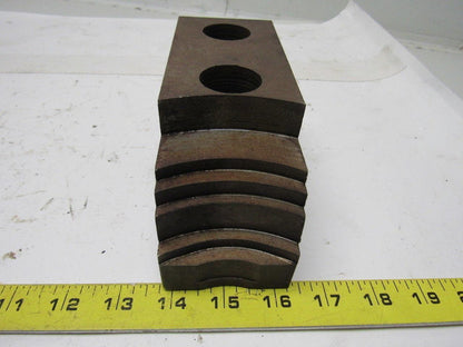 Huron 1248 Lathe Chuck Soft   Jaws 6"L x 2-1/2"W X3-1/4"T Lot of 3