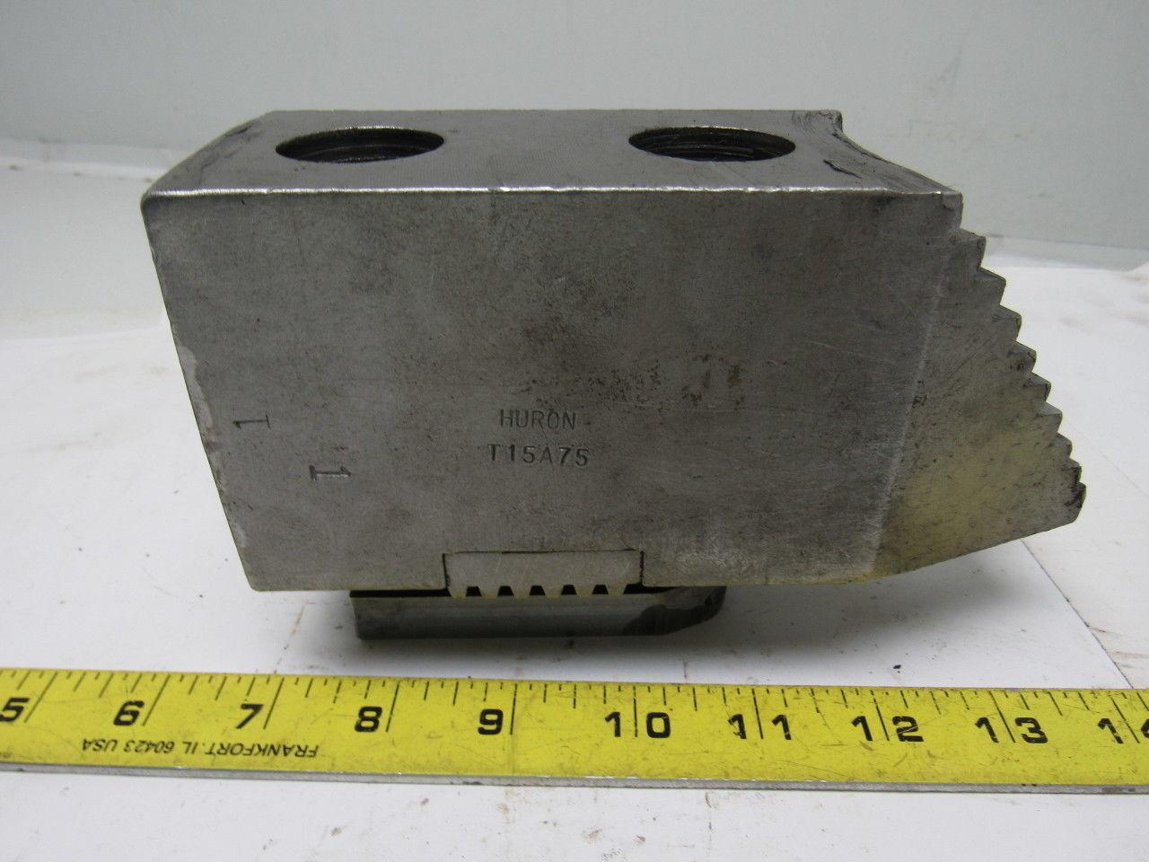 Huron T13A75 Lathe Chuck Soft  Jaws 7"L x 2-1/2"W X3-1/8"T Lot of 3