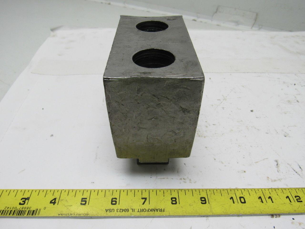 Huron T13A75 Lathe Chuck Soft  Jaws 7"L x 2-1/2"W X3-1/8"T Lot of 3