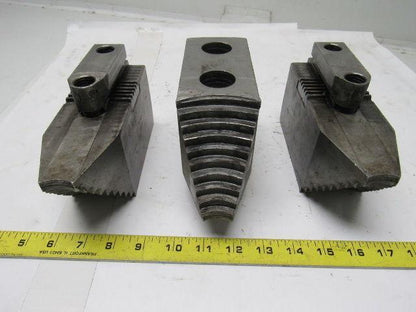 Huron T13A75 Lathe Chuck Soft  Jaws 7"L x 2-1/2"W X3-1/8"T Lot of 3