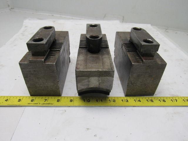Huron T15 Lathe Chuck Soft Jaws 6-1/4"L x 2-1/2"W X3-1/4"T Lot of 3