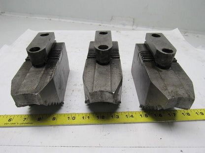 Huron T15A75 Lathe Chuck Soft Jaws 6-3/4"L x 2-1/2"W X3"T Lot of 3