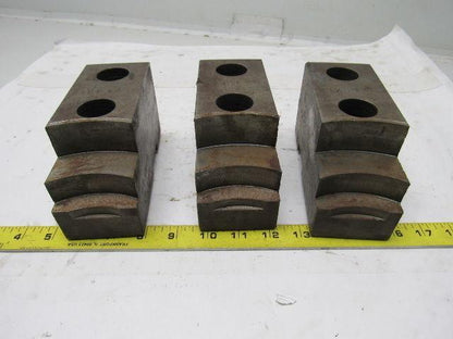 Huron T11248 Lathe Chuck Soft Jaws 6"L x 2-1/2"W X3-1/4"T Lot of 3