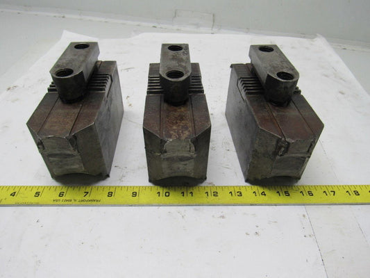 Huron T11248 Lathe Chuck Soft Jaws 5-3/4"L x 2-1/2"W X3-1/8"T Lot of 3