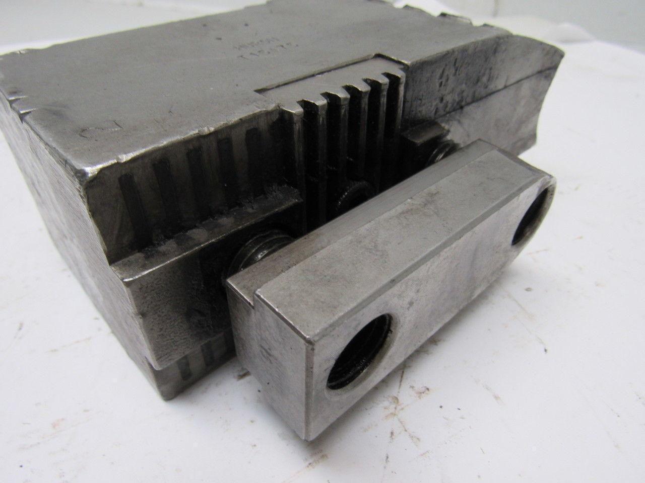 Huron T15A75 Lathe Chuck Soft Jaws 6-1/2"L x 2-1/2"W X3"T Lot of 3