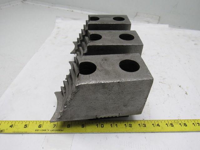 Huron T11248 Lathe Chuck Soft Jaws 6"L x 2-1/2"W X3-1/4"T Lot of 3