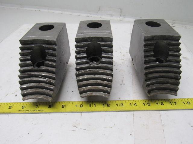 Huron T15A75 Lathe Chuck Soft Jaws 5-1/2"L x 2-1/2"W X3-1/4"T Lot of 3