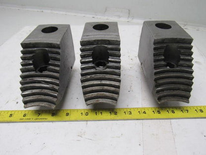 Huron T15A75 Lathe Chuck Soft Jaws 5-1/2"L x 2-1/2"W X3-1/4"T Lot of 3