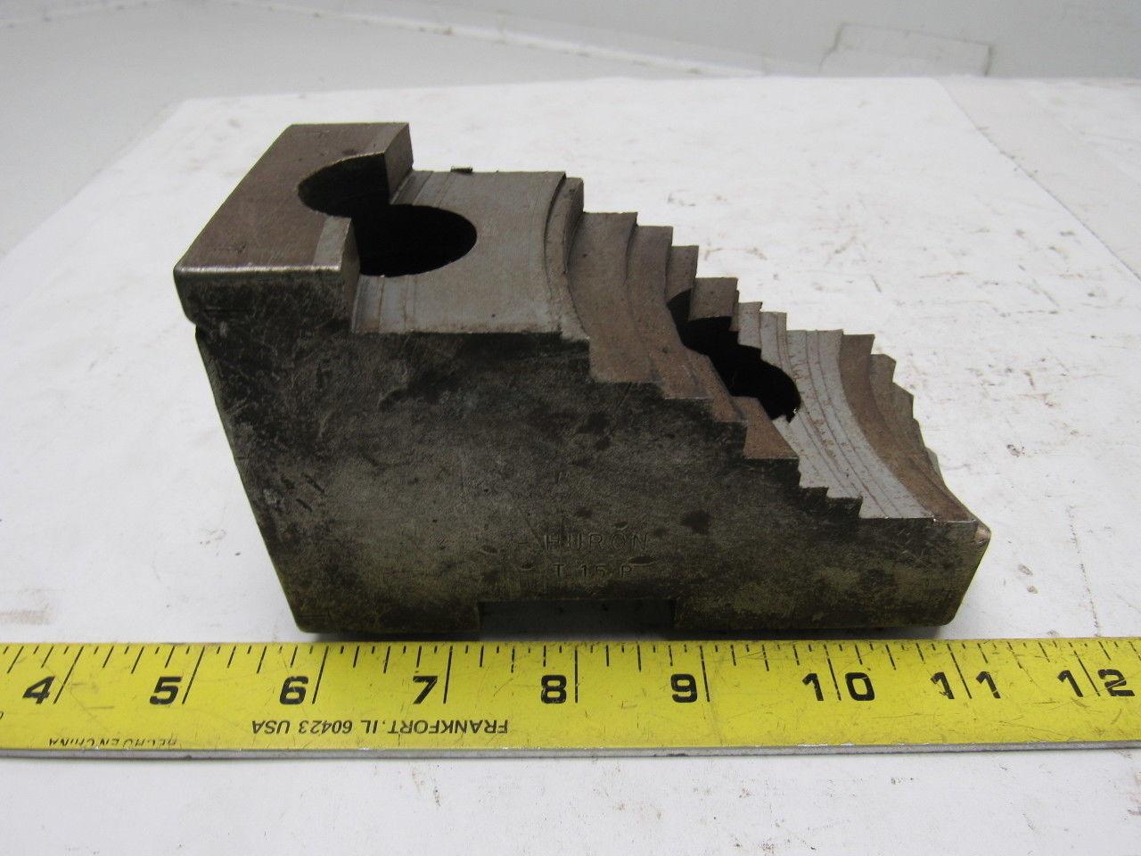Huron T15 Lathe Chuck Soft Jaws 5-1/2"L x 2-1/2"W X3-1/4"T Lot of 3
