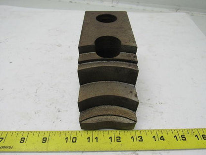 Huron T15 Lathe Chuck Soft Jaws 6"L x 2-1/2"W X3-1/8"T Lot of 3