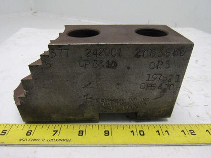 Cushman 05-213424 Lathe Chuck Soft Jaws 6-3/4"L x 2-1/2"W X3-1/4"T Lot of 3