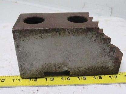 Cushman 05-213424 Lathe Chuck Soft Jaws 6-3/4"L x 2-1/2"W X3-1/4"T Lot of 3