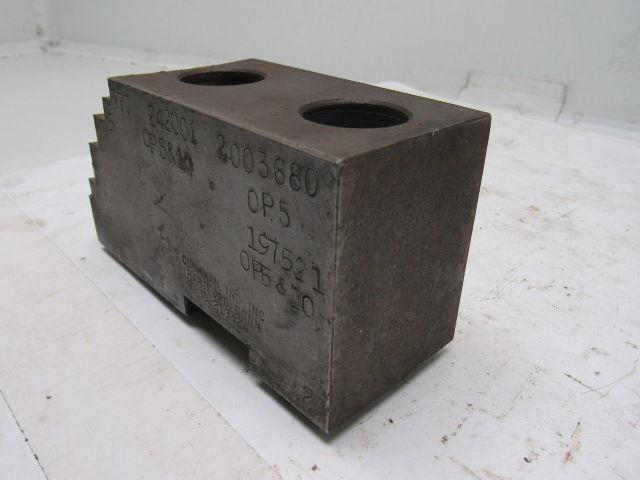 Cushman 05-213424 Lathe Chuck Soft Jaws 6-3/4"L x 2-1/2"W X3-1/4"T Lot of 3