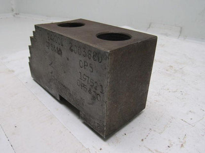 Cushman 05-213424 Lathe Chuck Soft Jaws 6-3/4"L x 2-1/2"W X3-1/4"T Lot of 3