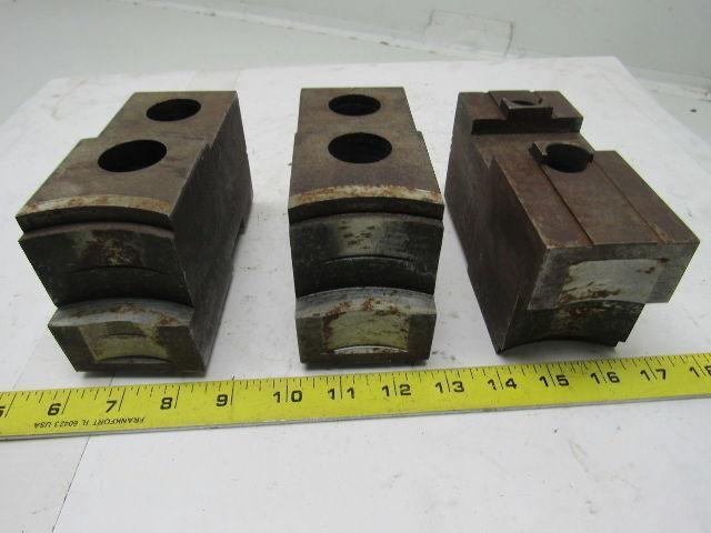 Huron T11248 Lathe Chuck Soft Jaws 6"L x 2-1/2"W X3-1/4"T Lot of 3