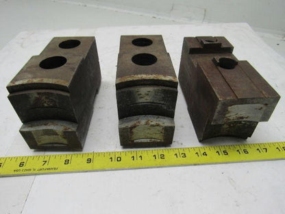 Huron T11248 Lathe Chuck Soft Jaws 6"L x 2-1/2"W X3-1/4"T Lot of 3