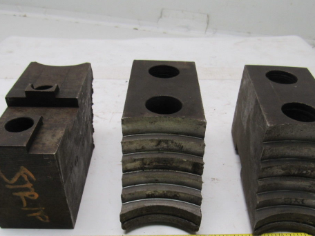 Huron T15 Lathe Chuck Soft Jaws 5-1/2"L x 2-1/2"W X3-1/4"T Set of 3