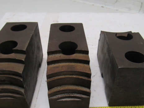 Huron T11248 Lathe Chuck Soft Jaws 6"L x 2-1/2"W X3-1/4"T Lot of 3