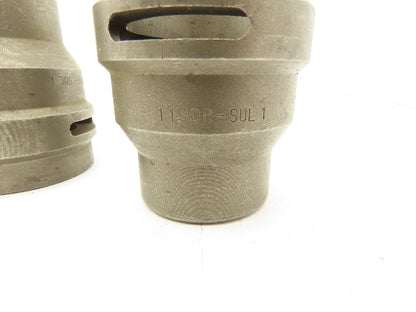 Michigan Pneumatics 1190R-SUL1 Round Collar Retainer Chisels Air Hammer Lot of 2