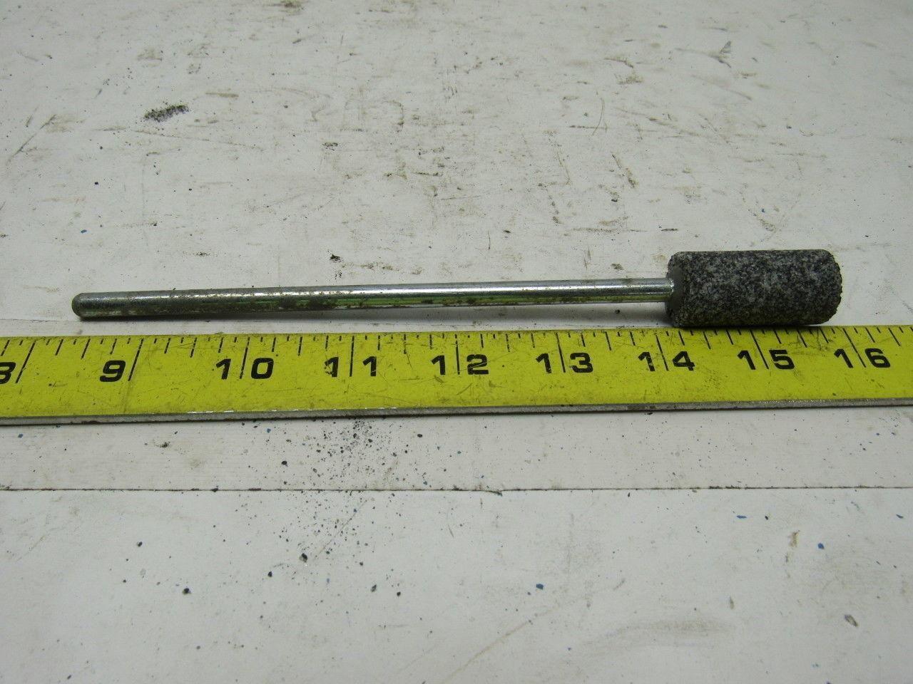 Grier Abrasives 3/4x1-1/2x7-1/2"OAL Mandrel Mounted Grinding Point Gray 50 Pcs