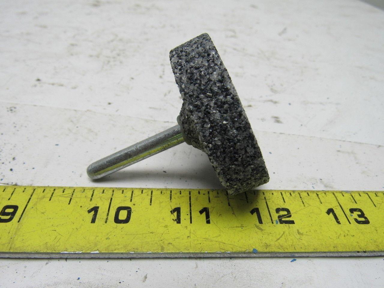 Grier Abrasives 1/2x2x2-1/4"OAL T Type Mandrel Mounted Grinding Point Gray 50PCS