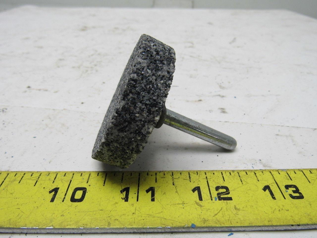 Grier Abrasives 1/2x2x2-1/4"OAL T Type Mandrel Mounted Grinding Point Gray 50PCS