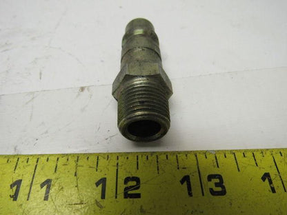 Hanson #52 Steel Male Ball Lock Pneumatic Quick Connect Fitting 3/8 NPT Male