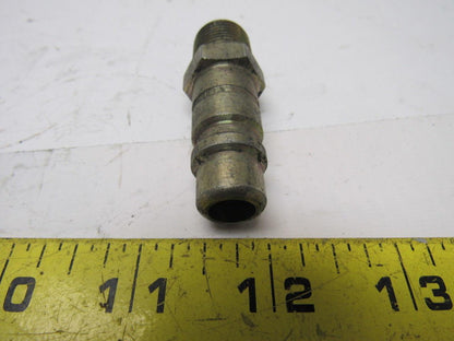 Hanson #52 Steel Male Ball Lock Pneumatic Quick Connect Fitting 3/8 NPT Male