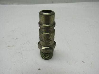 Hanson #52 Steel Male Ball Lock Pneumatic Quick Connect Fitting 3/8 NPT Male