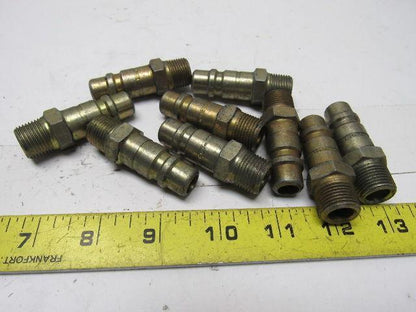 Hanson #52 Steel Male Ball Lock Pneumatic Quick Connect Fitting 3/8 NPT Male