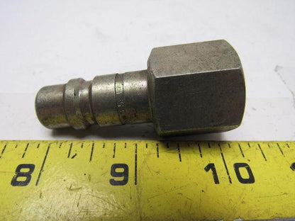Hanson #55 Steel Male Ball Lock Pneumatic Quick Connect Fitting 1/2 NPT Female