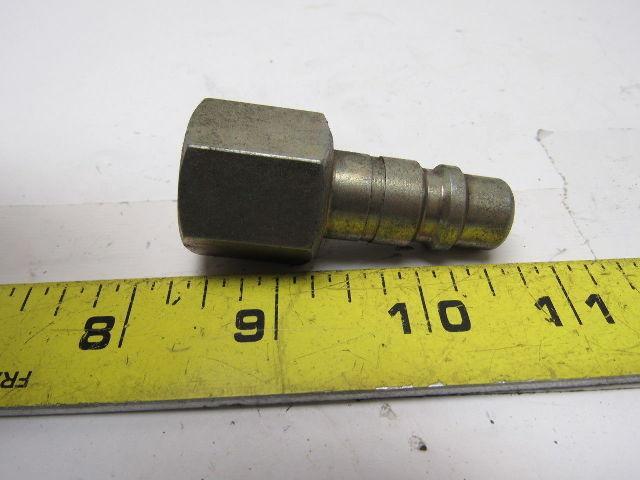 Hanson #55 Steel Male Ball Lock Pneumatic Quick Connect Fitting 1/2 NPT Female