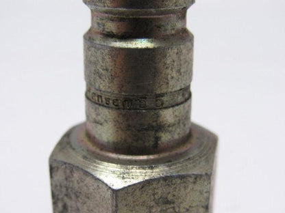 Hanson #55 Steel Male Ball Lock Pneumatic Quick Connect Fitting 1/2 NPT Female
