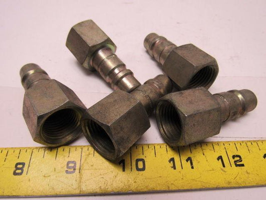Hanson #55 Steel Male Ball Lock Pneumatic Quick Connect Fitting 1/2 NPT Female