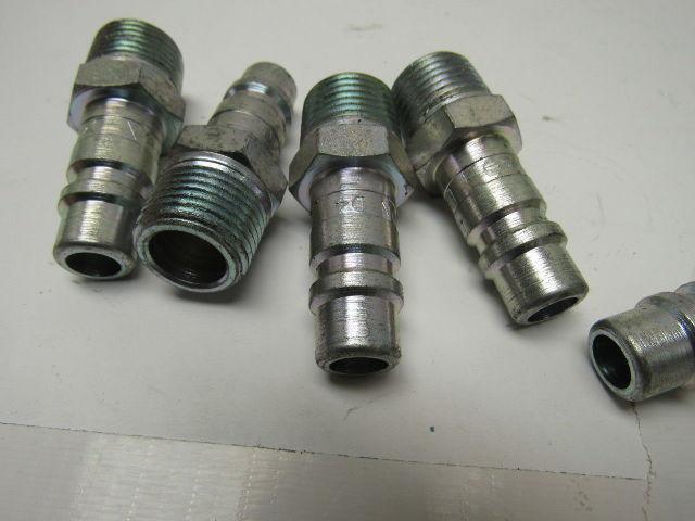 Hanson/Dixon #54E Steel Male Ball Lock Pneumatic Quick Connect  3/8 NPT Male