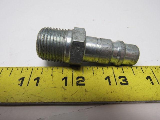 Hanson/Dixon #54E Steel Male Ball Lock Pneumatic Quick Connect  3/8 NPT Male