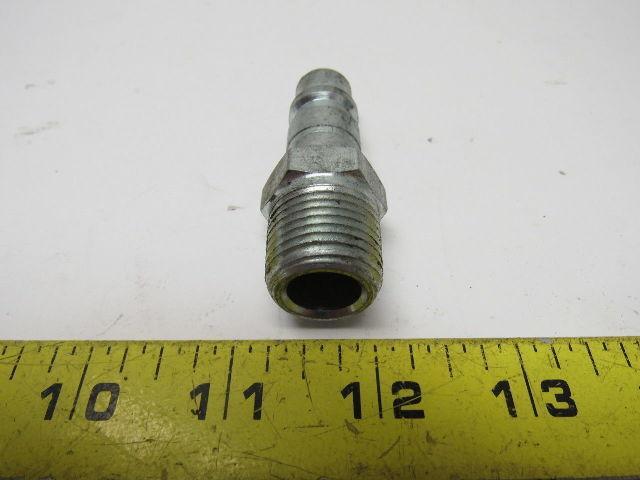 Hanson/Dixon #54E Steel Male Ball Lock Pneumatic Quick Connect  3/8 NPT Male
