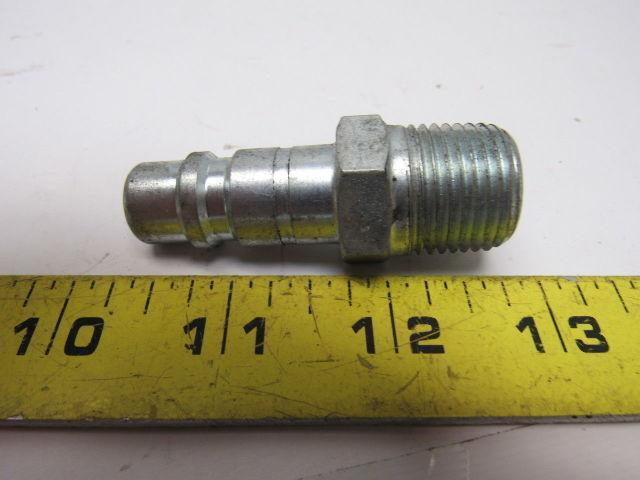 Hanson/Dixon #54E Steel Male Ball Lock Pneumatic Quick Connect  3/8 NPT Male