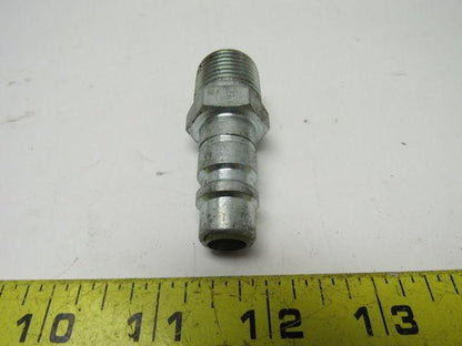 Hanson/Dixon #54E Steel Male Ball Lock Pneumatic Quick Connect  3/8 NPT Male