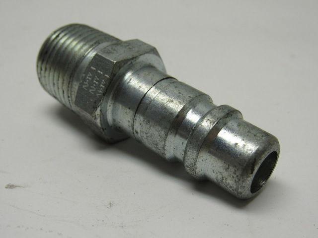 Hanson/Dixon #54E Steel Male Ball Lock Pneumatic Quick Connect  3/8 NPT Male