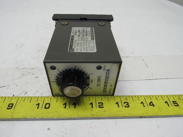 Fuji Electric :48M ATM2P Motor Timer 0-6 Seconds w/Base Recept