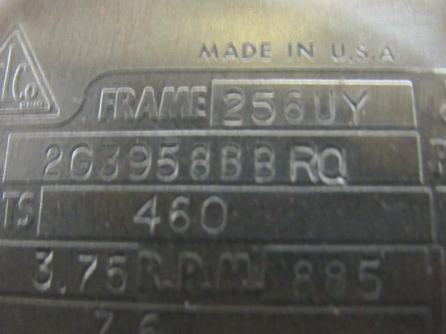 DELCO STEARNS 2G3958BBRQ 3-3/4 & 7-1/2 HP 2 Speed Electric Motor 885&1760RPM