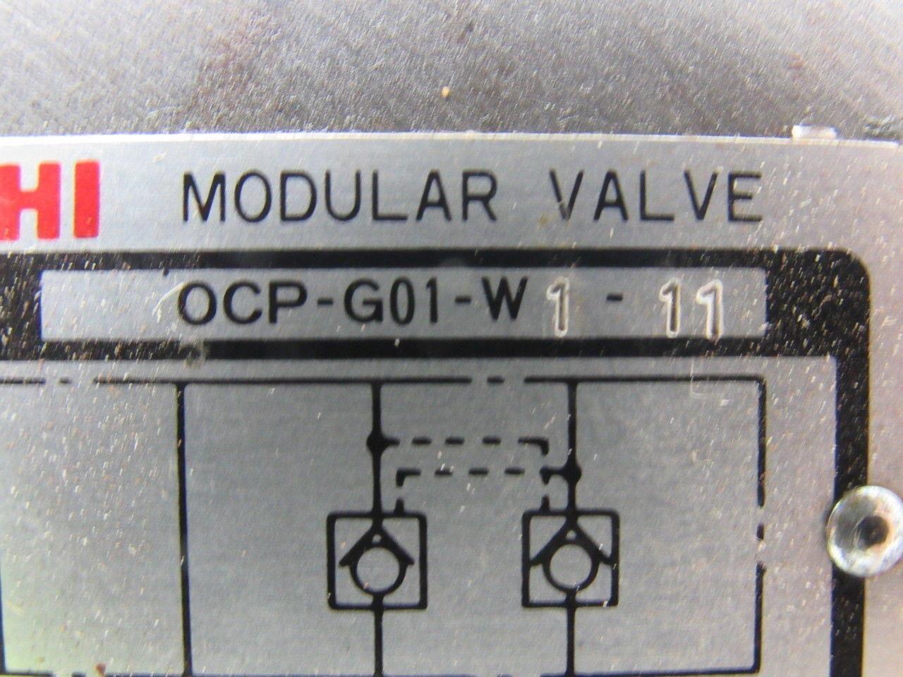 Nachi OCP-G01-W1-11 Pilot Operated Check Modular Valve Hydraulic