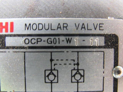 Nachi OCP-G01-W1-11 Pilot Operated Check Modular Valve Hydraulic