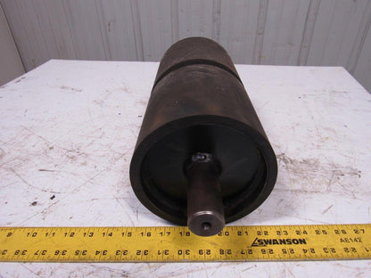 Rubber Coated Steel Conveyor Pulley Roller 6-3/4"x13-3/4"L
