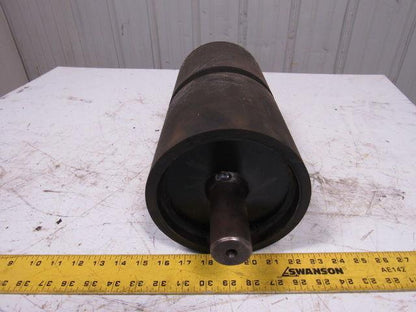 Rubber Coated Steel Conveyor Pulley Roller 6-3/4"x13-3/4"L