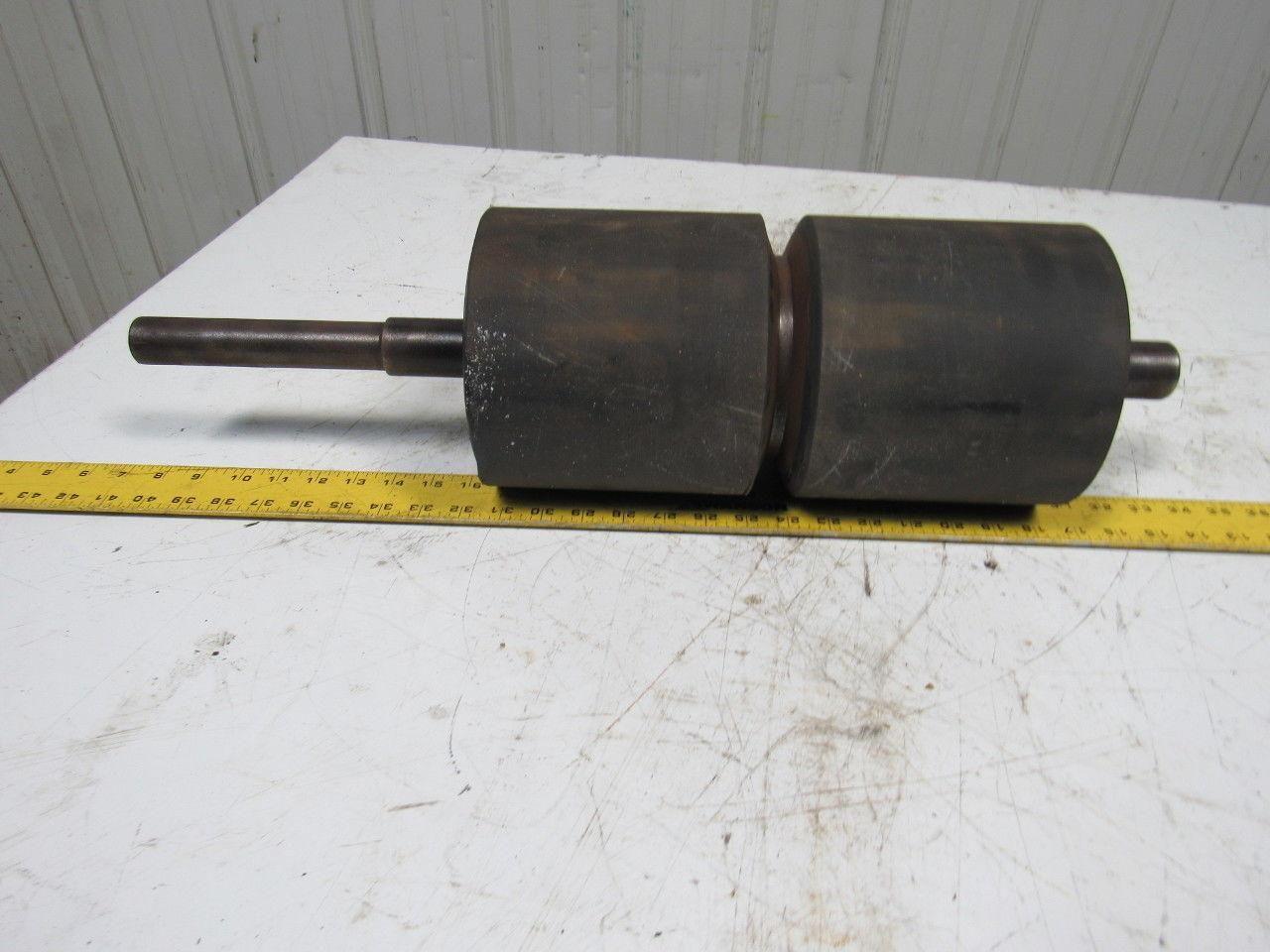 Rubber Coated Steel Conveyor Pulley Roller 6-3/4"x13-3/4"L